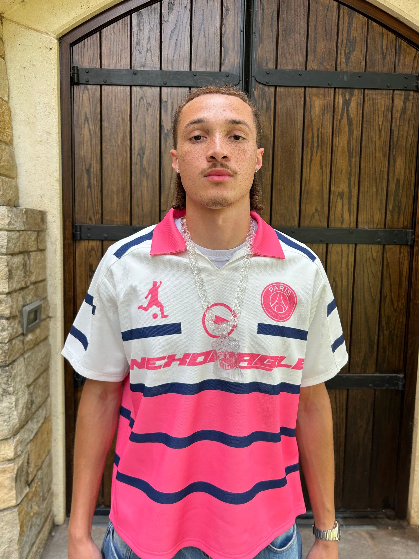 Pioneer Paris Jersey (Pink/Navy Blue)