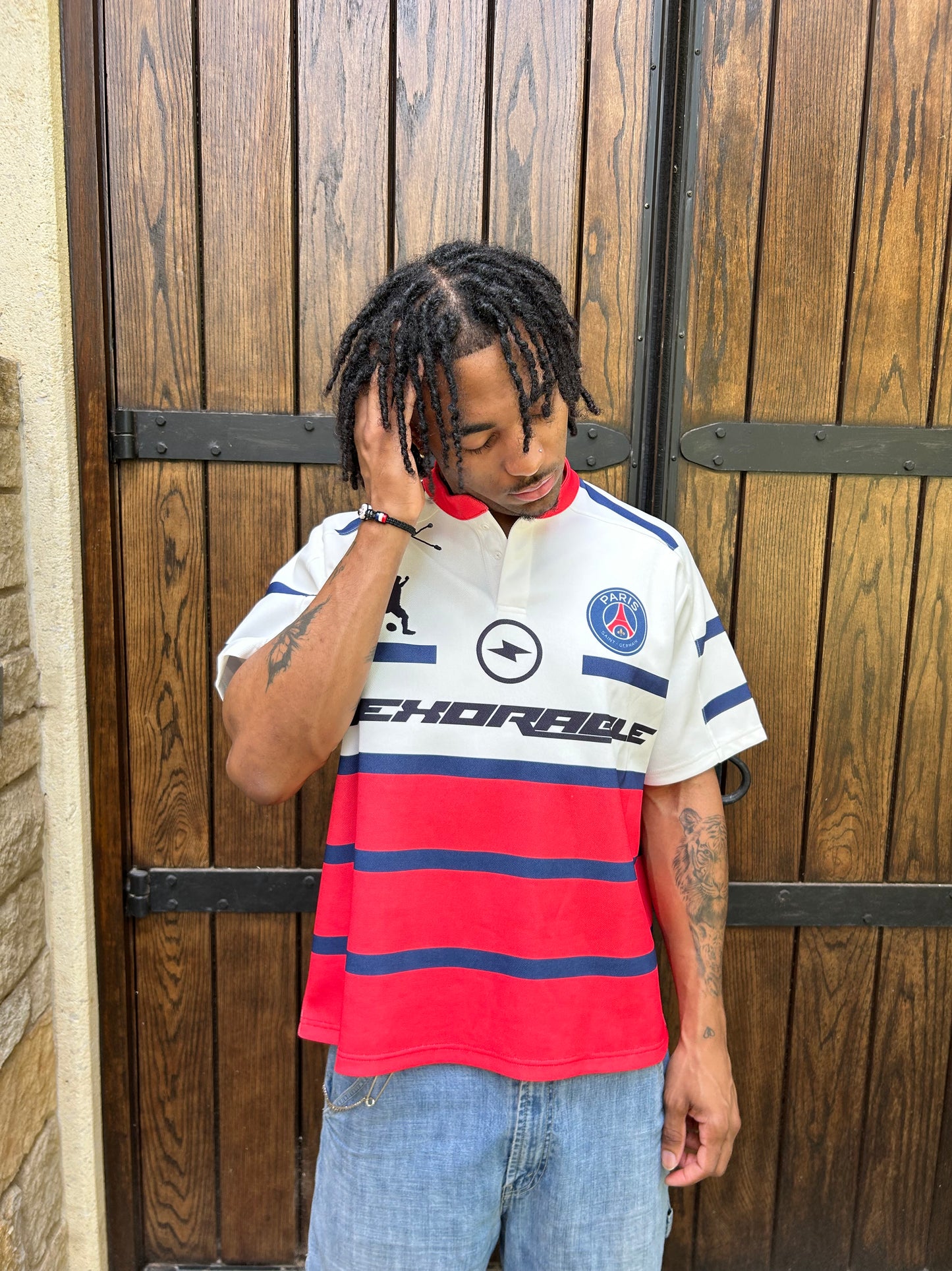 Pioneer Paris Jersey (Red/Navy Blue)